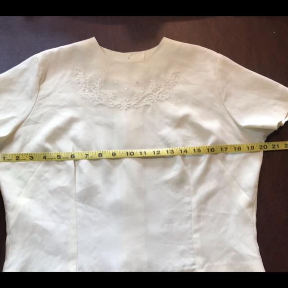 Vintage Judy Bond pale green blouse - Picture 11 of 11